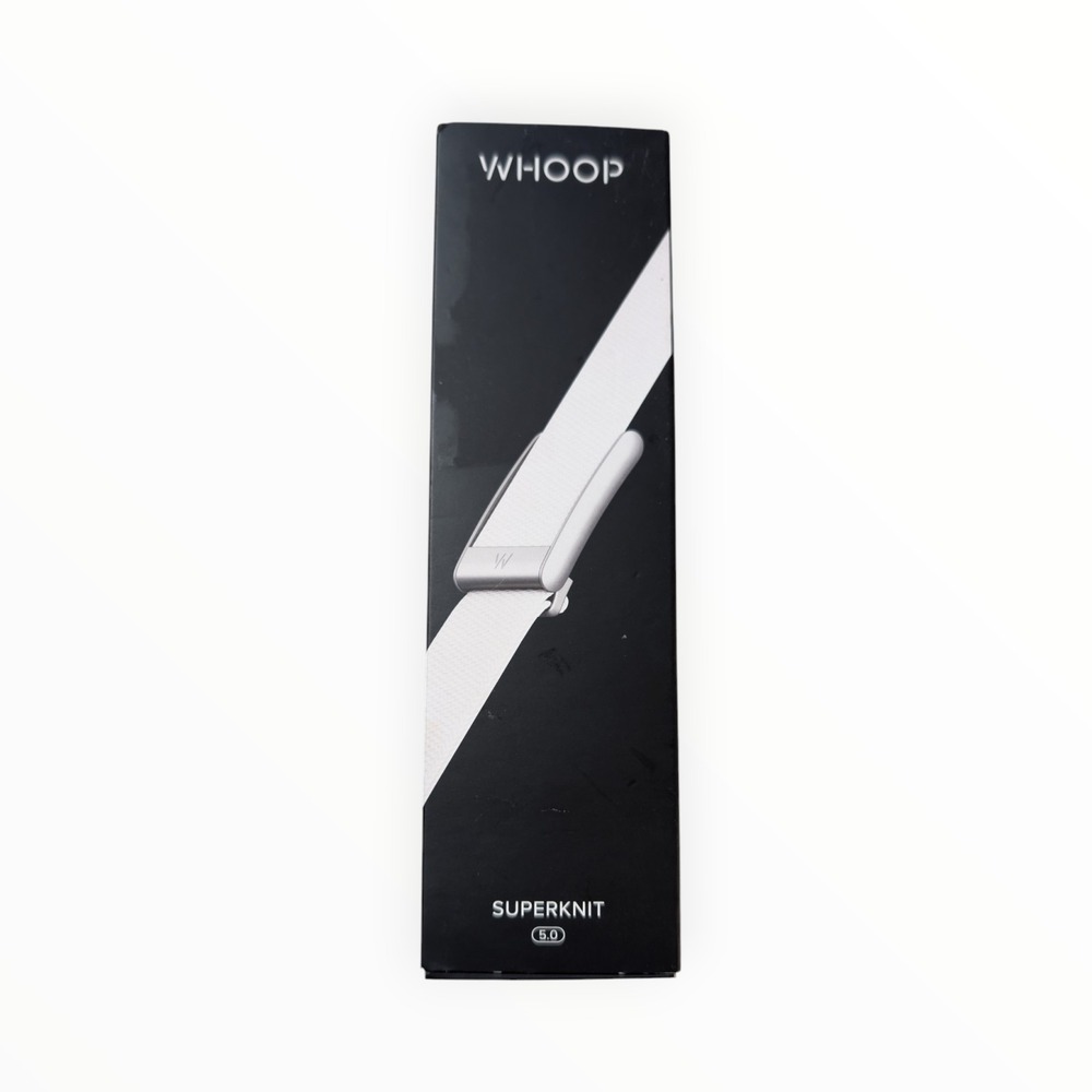 Y1-UD Whoop 5.0/MG Replacement Superknit Luxe Band - Glacier White‎ Band